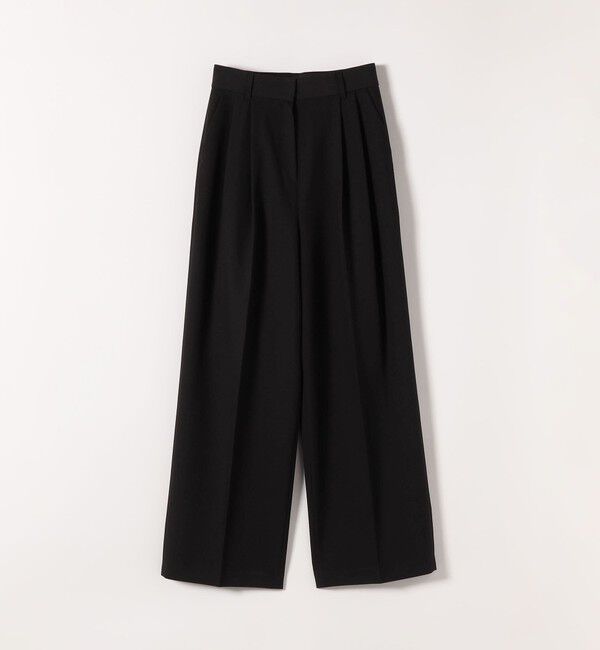 SHIPS any「《一部追加予約》SHIPS any:〈手洗い可能〉2タック ワイド パンツ」|スラックス|