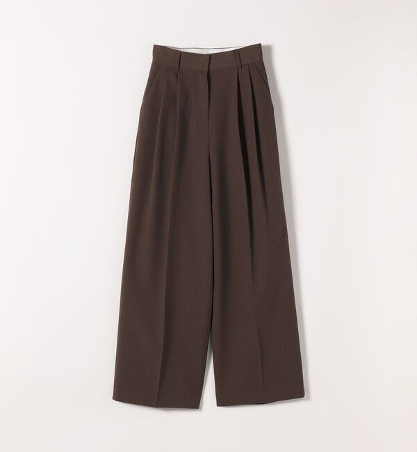 SHIPS any「《一部追加予約》SHIPS any:〈手洗い可能〉2タック ワイド パンツ」|スラックス|