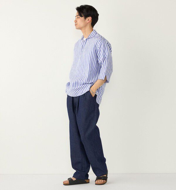 SHIPS Colors 「《一部追加予約》SHIPS Colors:ユーロリネン カプリ シャツ◆」|シャツ・ブラウス|