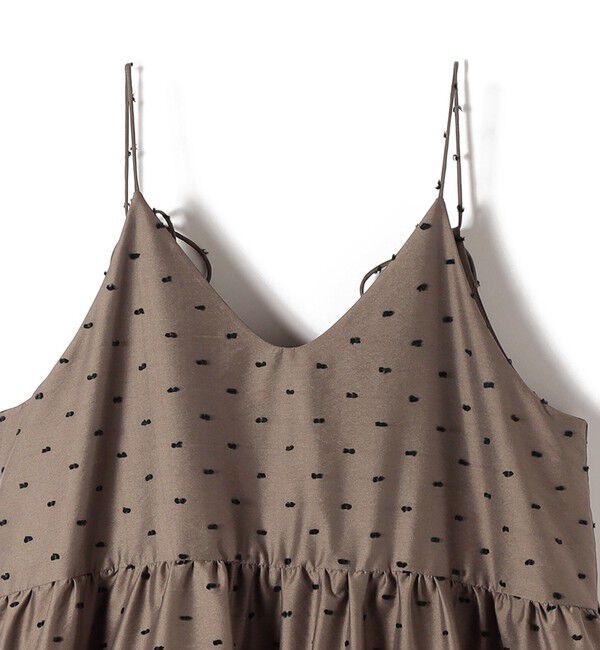 SHIPS Colors 「《予約》SHIPS Colors:〈手洗い可能〉カット ドビー キャミ ワンピース◆」|ワンピース|