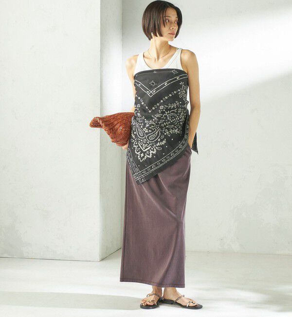 SHIPS for women「《予約》〈手洗い可能〉フィブリル ジャージー ロング スカート」|スカート|