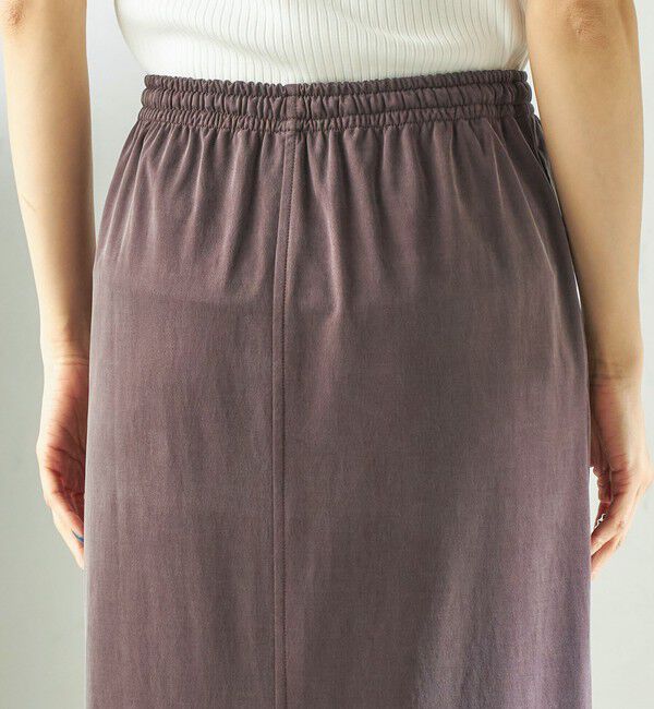 SHIPS for women「《予約》〈手洗い可能〉フィブリル ジャージー ロング スカート」|スカート|
