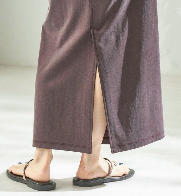 SHIPS for women「《予約》〈手洗い可能〉フィブリル ジャージー ロング スカート」|スカート|