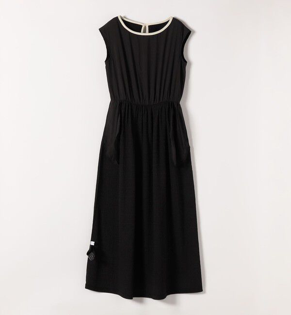 SHIPS any「《予約》SHIPS any:〈洗濯機可能〉ブラウジング バイカラー フレンチスリーブ ワンピース」|ワンピース|