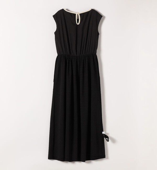 SHIPS any「《予約》SHIPS any:〈洗濯機可能〉ブラウジング バイカラー フレンチスリーブ ワンピース」|ワンピース|