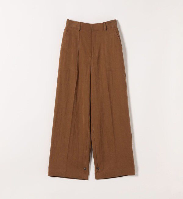 SHIPS any「《予約》SHIPS any:〈手洗い可能〉センター プレス アジャスト ボタン ベイカー パンツ」|その他|