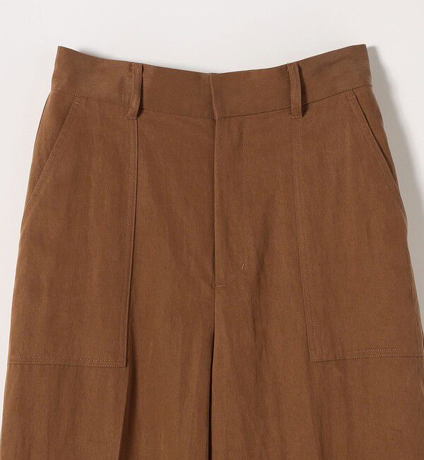 SHIPS any「《予約》SHIPS any:〈手洗い可能〉センター プレス アジャスト ボタン ベイカー パンツ」|その他|