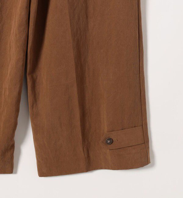 SHIPS any「《予約》SHIPS any:〈手洗い可能〉センター プレス アジャスト ボタン ベイカー パンツ」|その他|