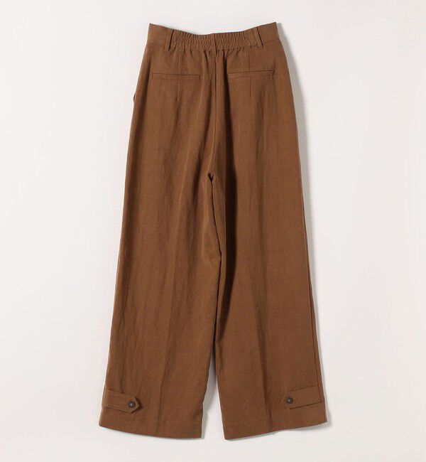 SHIPS any「《予約》SHIPS any:〈手洗い可能〉センター プレス アジャスト ボタン ベイカー パンツ」|その他|