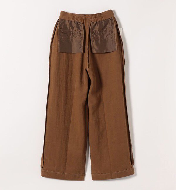 SHIPS any「《予約》SHIPS any:〈手洗い可能〉センター プレス アジャスト ボタン ベイカー パンツ」|その他|