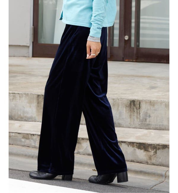 OUTDOOR PRODUCTS Usual Things「新色追加 ベロアフレアパンツ」|スラックス|