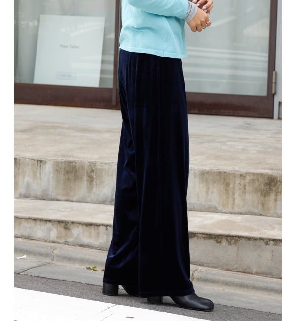 OUTDOOR PRODUCTS Usual Things「新色追加 ベロアフレアパンツ」|スラックス|