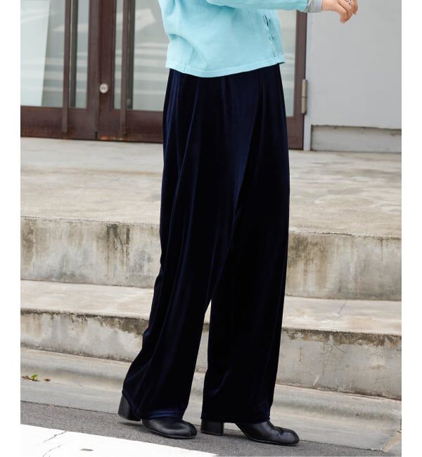 OUTDOOR PRODUCTS Usual Things「新色追加 ベロアフレアパンツ」|スラックス|