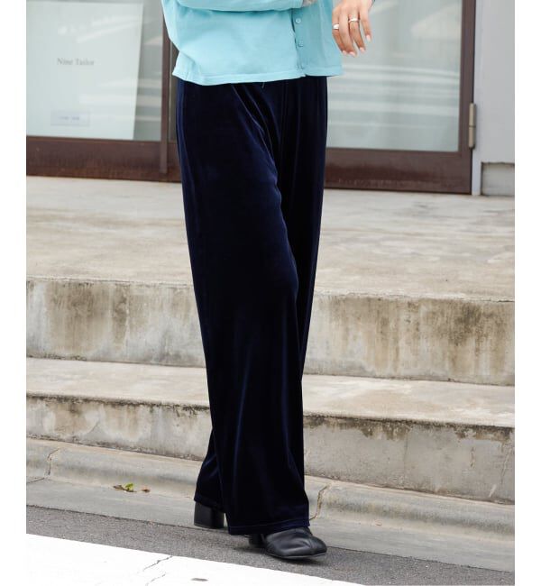 OUTDOOR PRODUCTS Usual Things「新色追加 ベロアフレアパンツ」|スラックス|