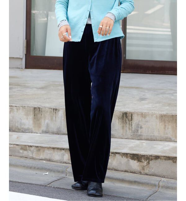 OUTDOOR PRODUCTS Usual Things「新色追加 ベロアフレアパンツ」|スラックス|