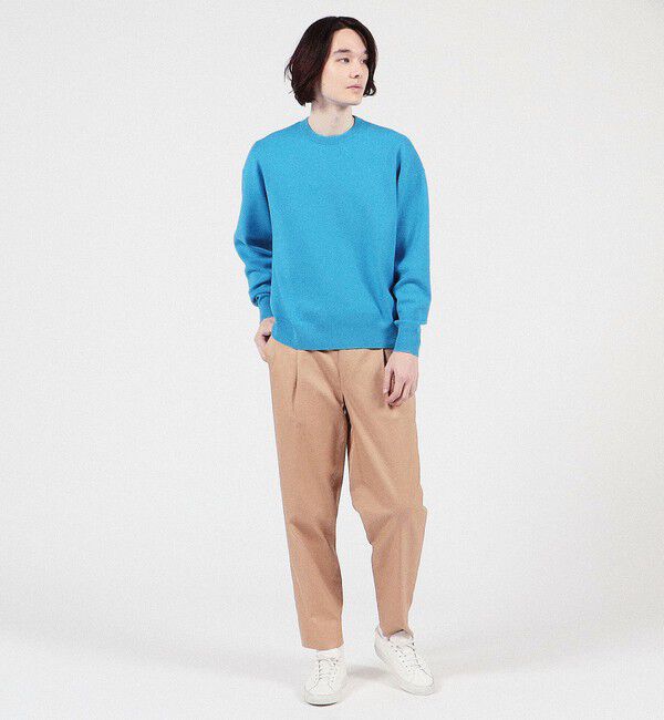 CABaN「CABaN コットンカシミヤ クルーネックプルオーバー」|ニット・セーター|