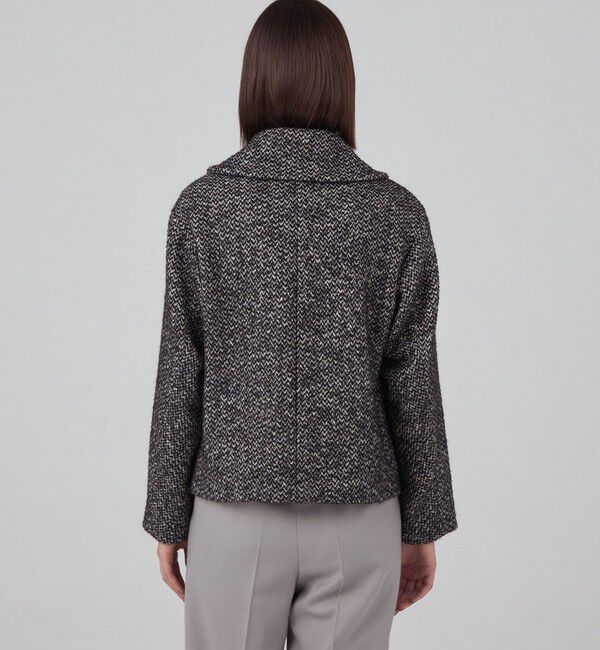 TOMORROWLAND collection「カラーネップホームスパン ピーコート」|ピーコート|