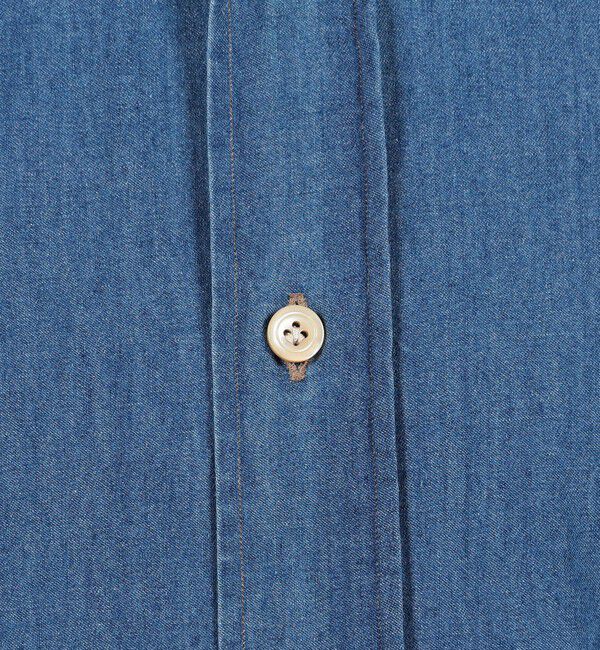 TOMORROWLAND MENS「TOMORROWLAND PILGRIM コットンデニム ボタンダウンシャツ」|シャツ・ブラウス|