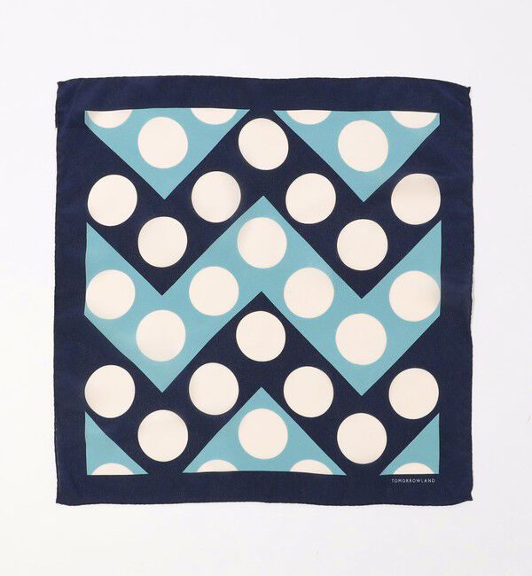 TOMORROWLAND GOODS「TOMORROWLAND MADE IN ITALY ドット シルクポケットチーフ」|バンダナ・スカーフ|