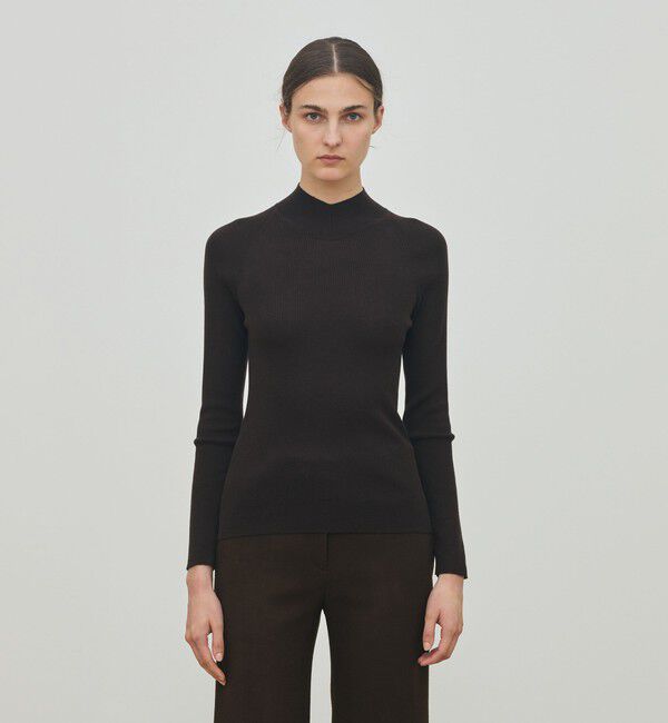 DES PRES「ウーステッドウールファインリブ Vネックプルオーバー」|ニット・セーター|