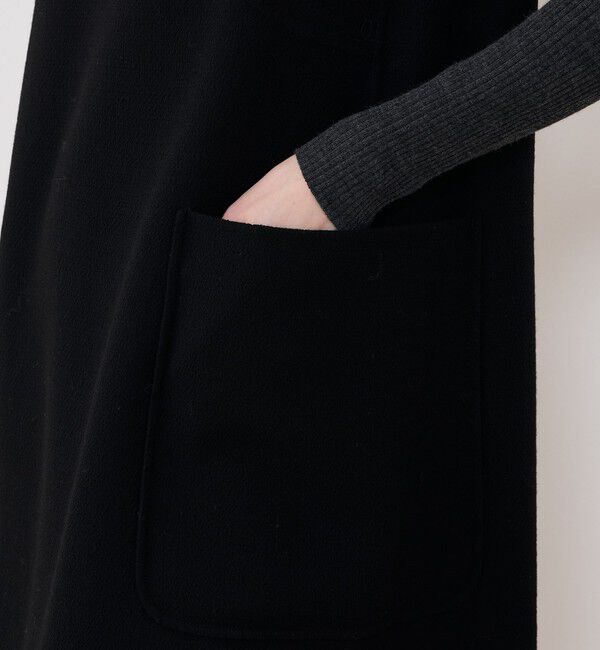 GALERIE VIE「ウールダブルクレープ バックボタンワンピース」|ワンピース|