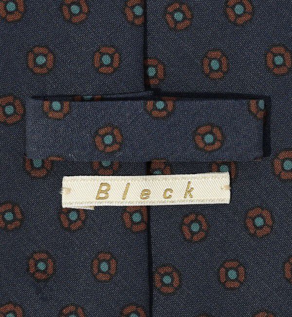 TOMORROWLAND GOODS「Bleck シルクプリント 小紋柄ネクタイ」|ネクタイ・蝶ネクタイ|