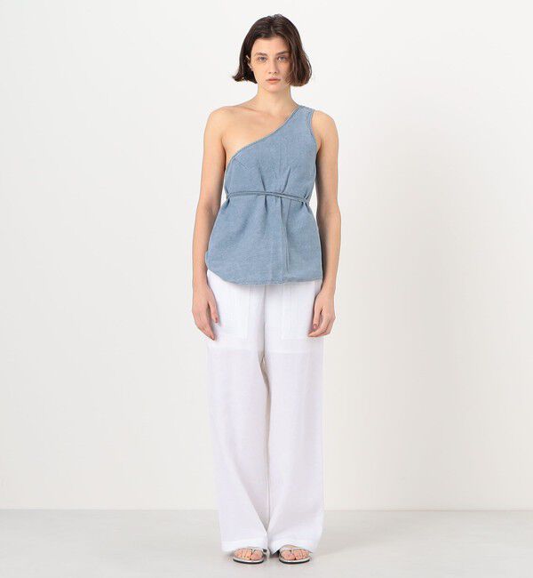 TOMORROWLAND GOODS「BASERANGE EYE ワンショルダートップ」|シャツ・ブラウス|