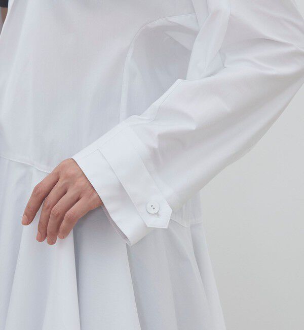 DES PRES「コットンナイロンストレッチ ペプラムジャケット」|テーラードジャケット|