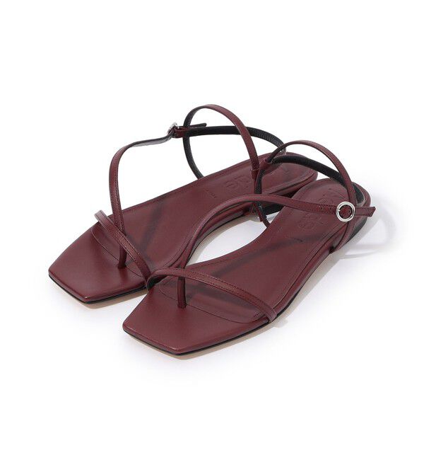 TOMORROWLAND GOODS「Aeyde ELLA フラットサンダル」|サンダル|39 ボルドー