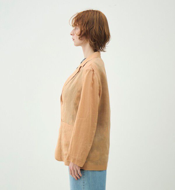 MACPHEE「プレーンラミー シアージャケット」|テーラードジャケット|