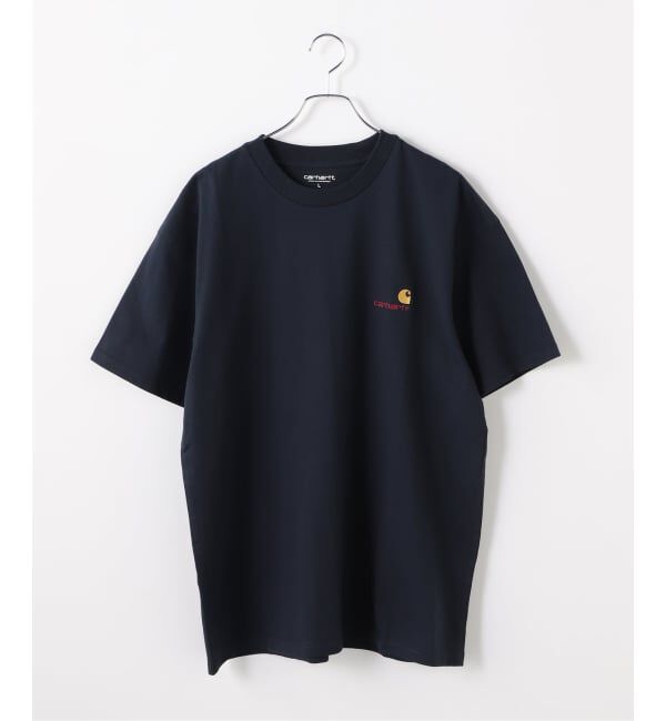 JOINT WORKS「CARHARTT WIP / カーハート ダブリューアイピー S/S AMERICAN SCRIPT T-SHIRT」|Tシャツ・カットソー|ネイビー