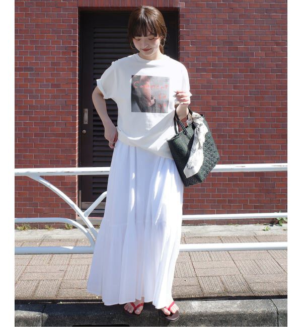 SLOBE IENA「《予約》Lundi&times;FRUIT OF THE LOOM&times;SLOBE別注 フォトTシャツ」|Tシャツ・カットソー|