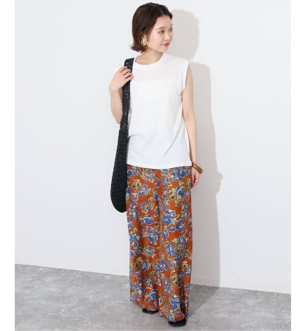 SLOBE IENA「《2枚セット/WEB限定/追加2予約》アイラインキャミワンピース&times;ノースリーブTEEセット」|ワンピース|