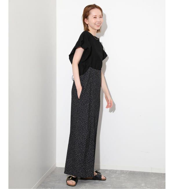 SLOBE IENA「《2枚セット/WEB限定/追加2予約》アイラインキャミワンピース&times;ノースリーブTEEセット」|ワンピース|