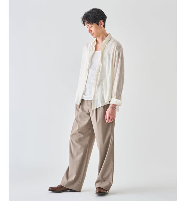 EDIFICE「Kanemasa Phil. (カネマサ フィル) 別注 28ゲージ Atmosphere Ramie シャツ」|シャツ・ブラウス|