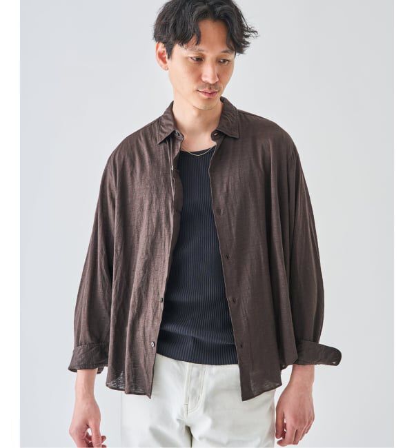 EDIFICE「Kanemasa Phil. (カネマサ フィル) 別注 28ゲージ Atmosphere Ramie シャツ」|シャツ・ブラウス|