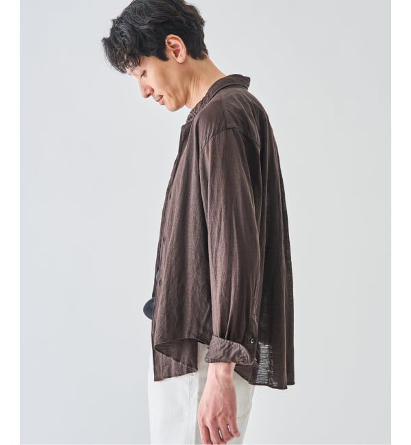 EDIFICE「Kanemasa Phil. (カネマサ フィル) 別注 28ゲージ Atmosphere Ramie シャツ」|シャツ・ブラウス|