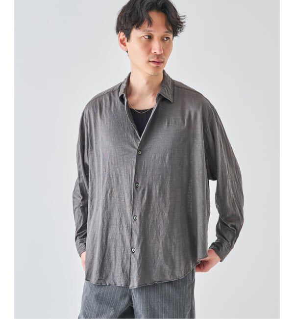 EDIFICE「Kanemasa Phil. (カネマサ フィル) 別注 28ゲージ Atmosphere Ramie シャツ」|シャツ・ブラウス|