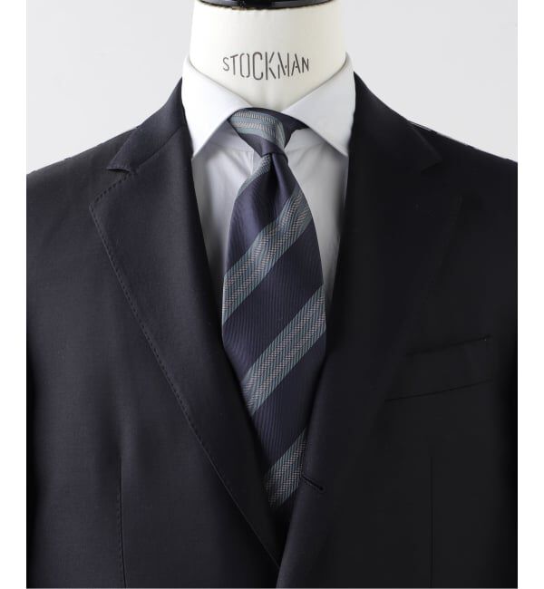 EDIFICE「Holliday & Brown(ホリデー & ブラウン) Jacquard Stripe タイ」|ネクタイ・蝶ネクタイ|ブラック