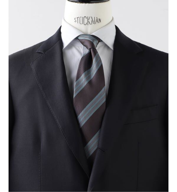 EDIFICE「Holliday & Brown(ホリデー & ブラウン) Jacquard Stripe タイ」|ネクタイ・蝶ネクタイ|ブラウン