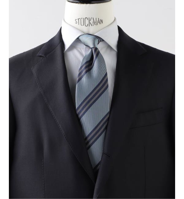 EDIFICE「Holliday & Brown(ホリデー & ブラウン) Jacquard Stripe タイ」|ネクタイ・蝶ネクタイ|ブルー B