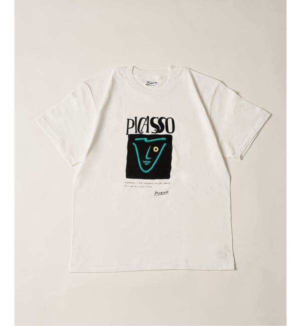 EDIFICE「Pablo Picasso(パブロ・ピカソ) 別注 アート プリント Tシャツ」|Tシャツ・カットソー|ブラック