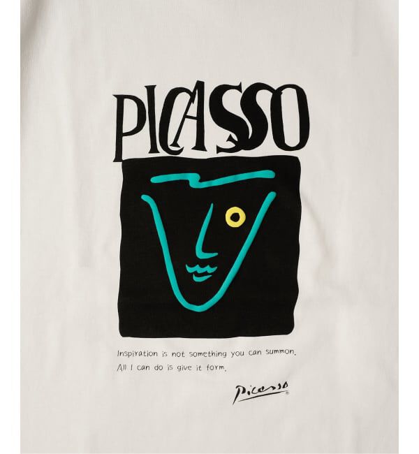 EDIFICE「Pablo Picasso(パブロ・ピカソ) 別注 アート プリント Tシャツ」|Tシャツ・カットソー|