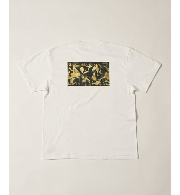 EDIFICE「Pablo Picasso(パブロ・ピカソ) 別注 アート プリント Tシャツ」|Tシャツ・カットソー|ブラック A