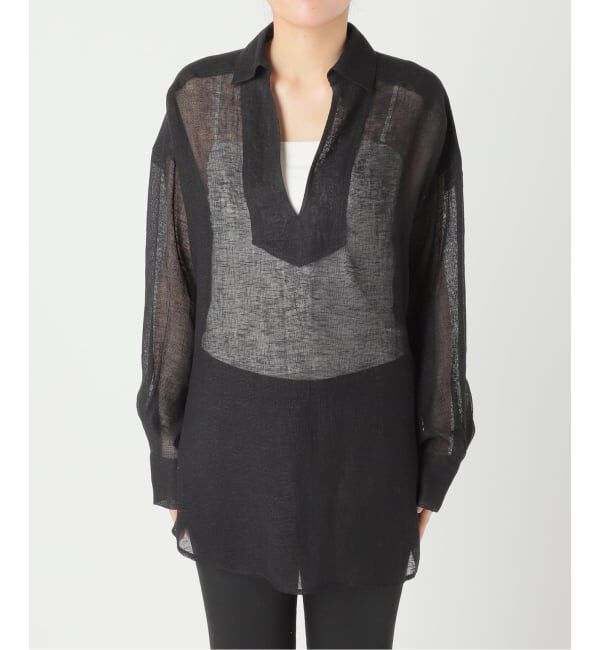 JOURNAL STANDARD「《追加2》リネンメッシュシャツ」|シャツ・ブラウス|