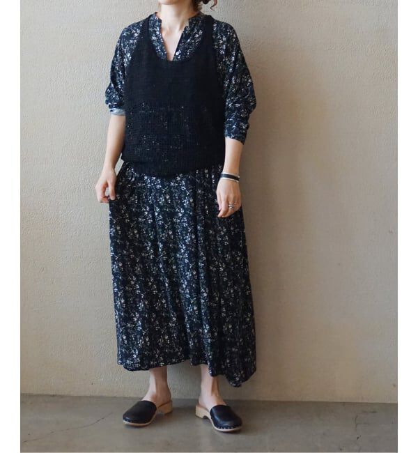 journal standard luxe「フラワー ampleプルワンピース」|ワンピース|