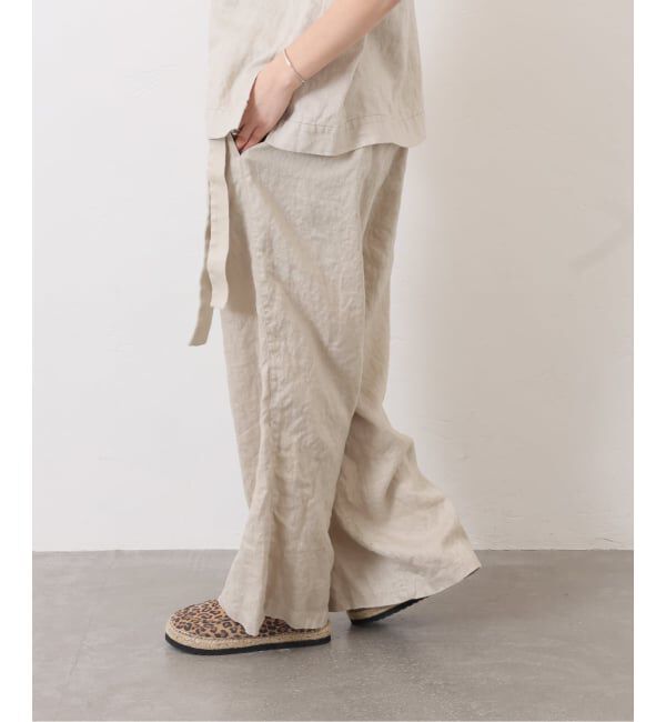 journal standard luxe「フレンチリネンツイル ラップパンツ」|その他|