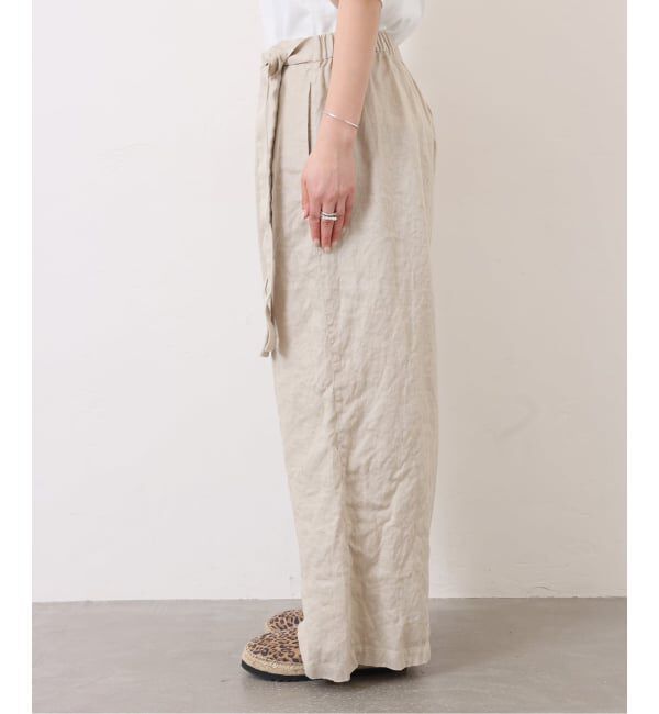 journal standard luxe「フレンチリネンツイル ラップパンツ」|その他|