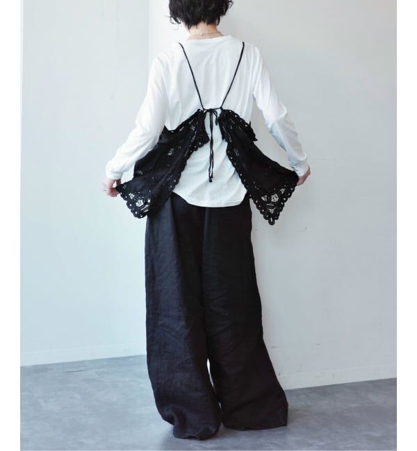 journal standard luxe「フレンチリネンツイル ラップパンツ」|その他|