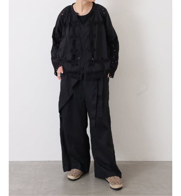 journal standard luxe「フレンチリネンツイル ラップパンツ」|その他|